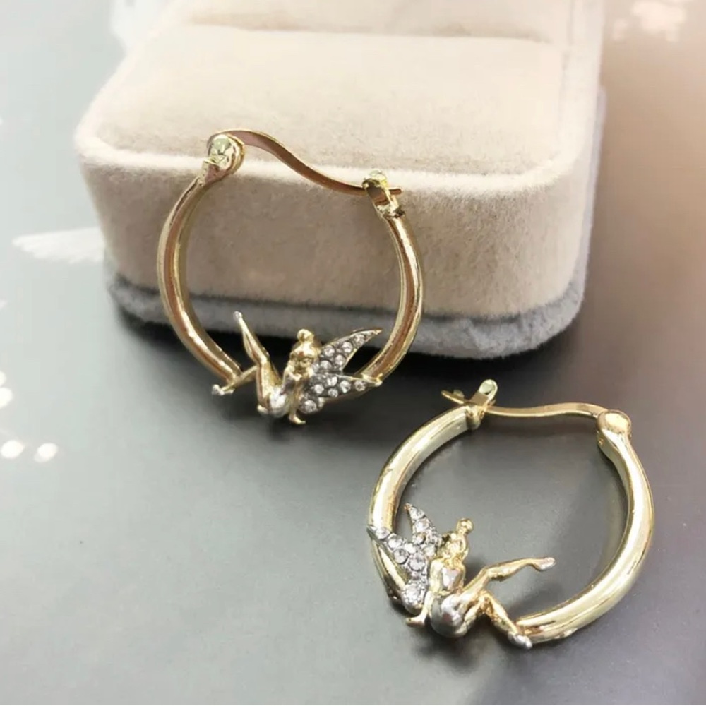 Tinker bell inspired hoops
